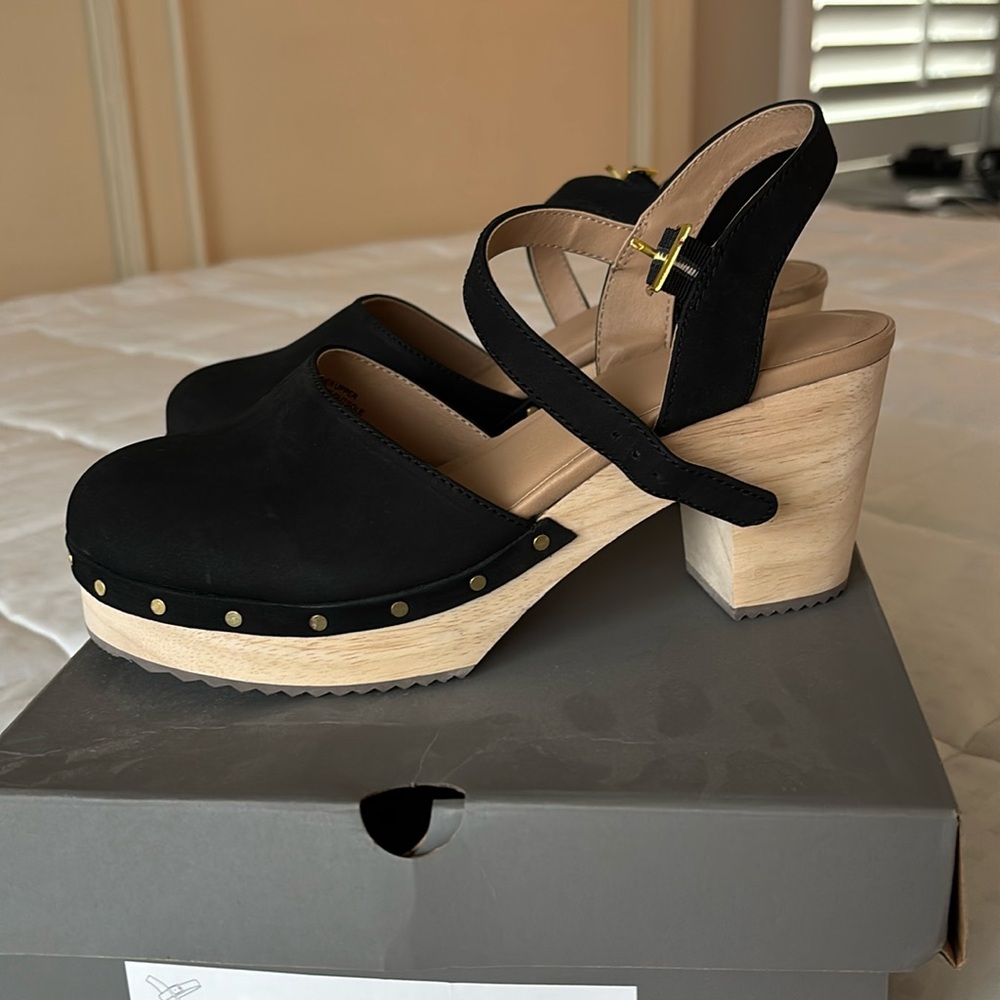 Loft Black Clogs - Worn 1x